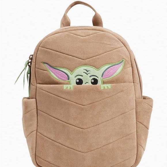 Vera Bradley Handbags - Vera Bradley Baby Yoda Grogu Mini Backpack Purse Bag Disney Star Wars